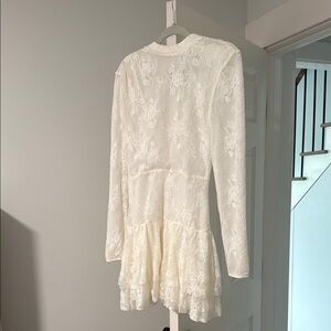 X revolve onex mini dress Michael Costello, Ivory Lace